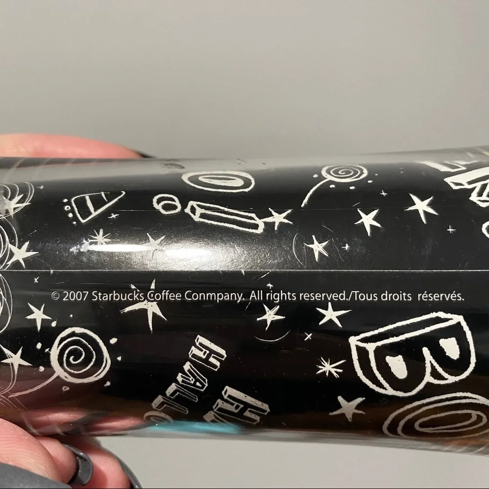2007 Starbucks Glow In The Dark Halloween Tumbler